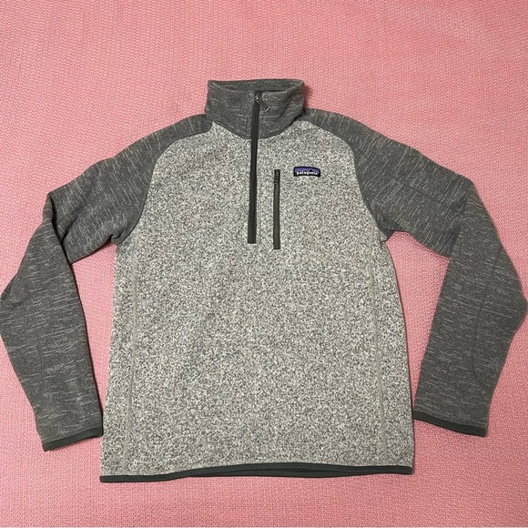 Patagonia Tops - Patagonia Women’s XS Gray Better Sweater Fleece Quarter Zip Two Tone